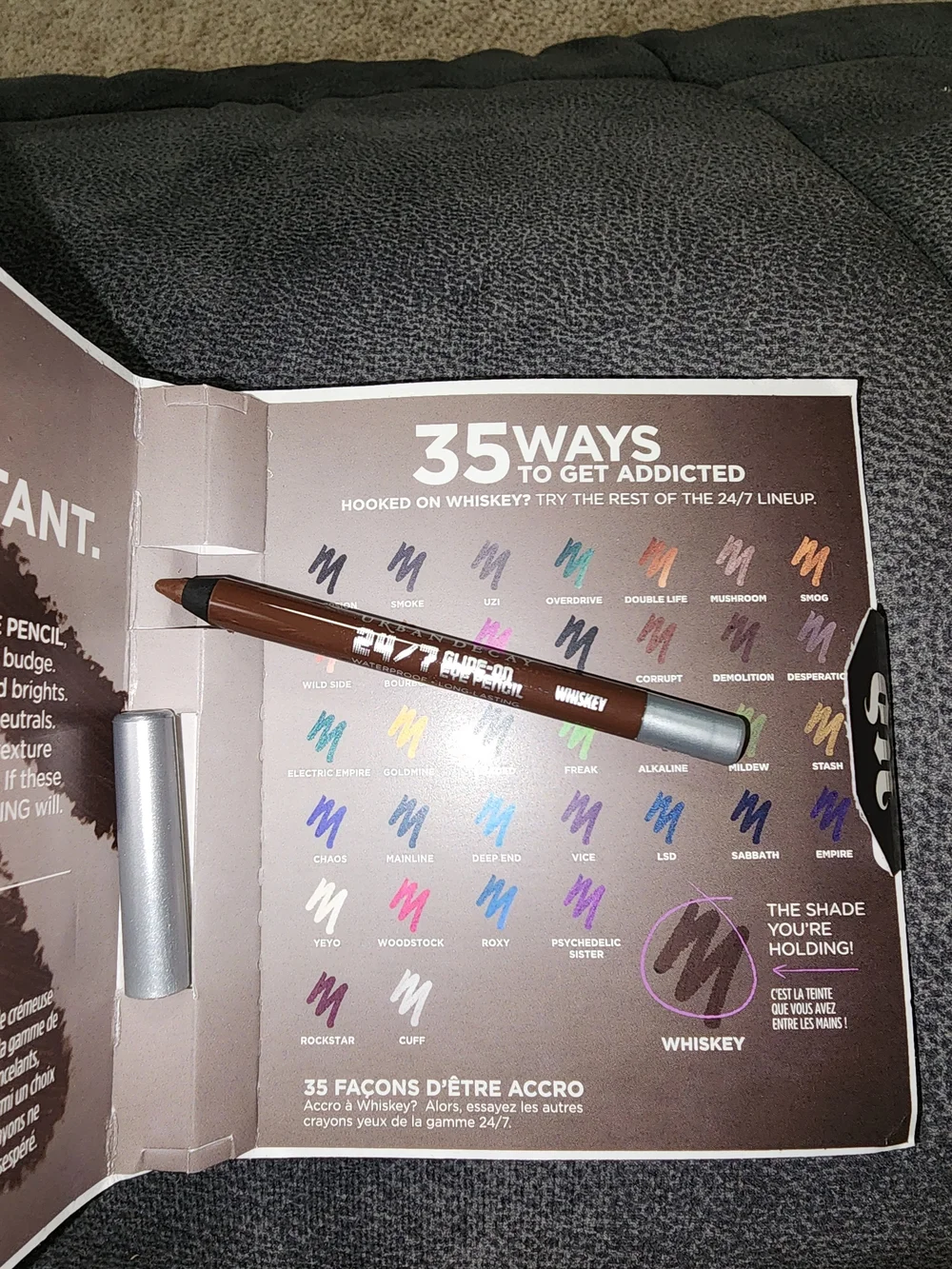 Urban Decay Eye Liner Pencil Glide On In Whiskey Trial Size $12